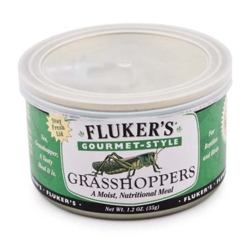 Fluker's Gourmet-Style Canned Grasshoppers - 1.2 oz