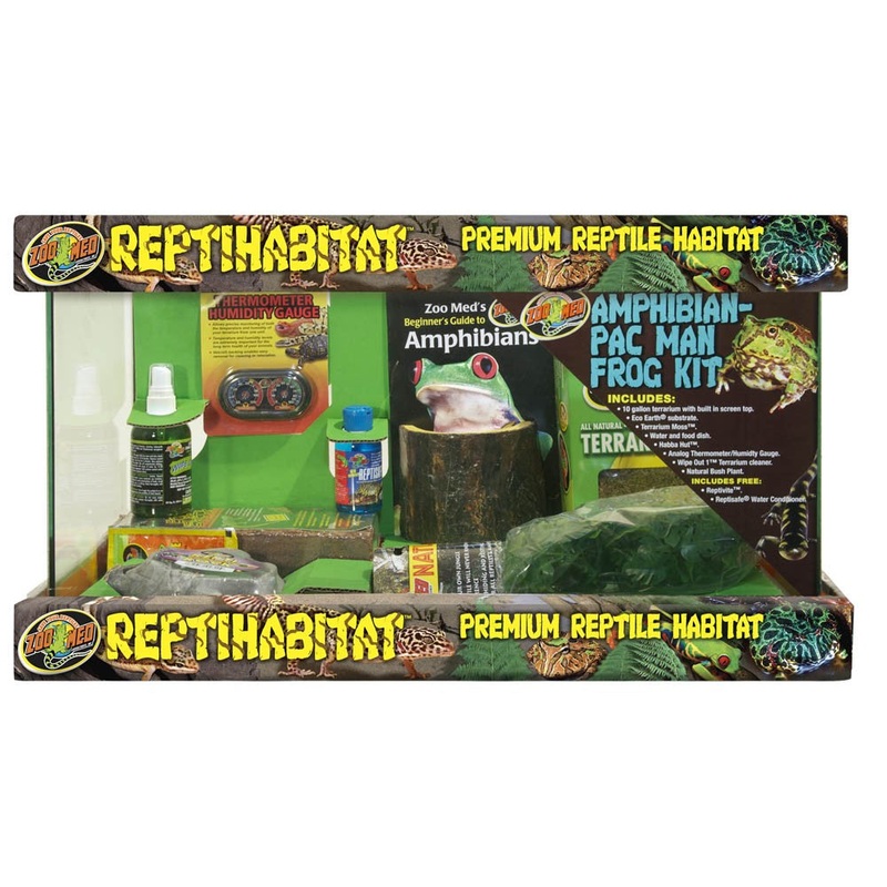 Zoo Med 10 Gallon ReptiHabitat Amphibian Kit