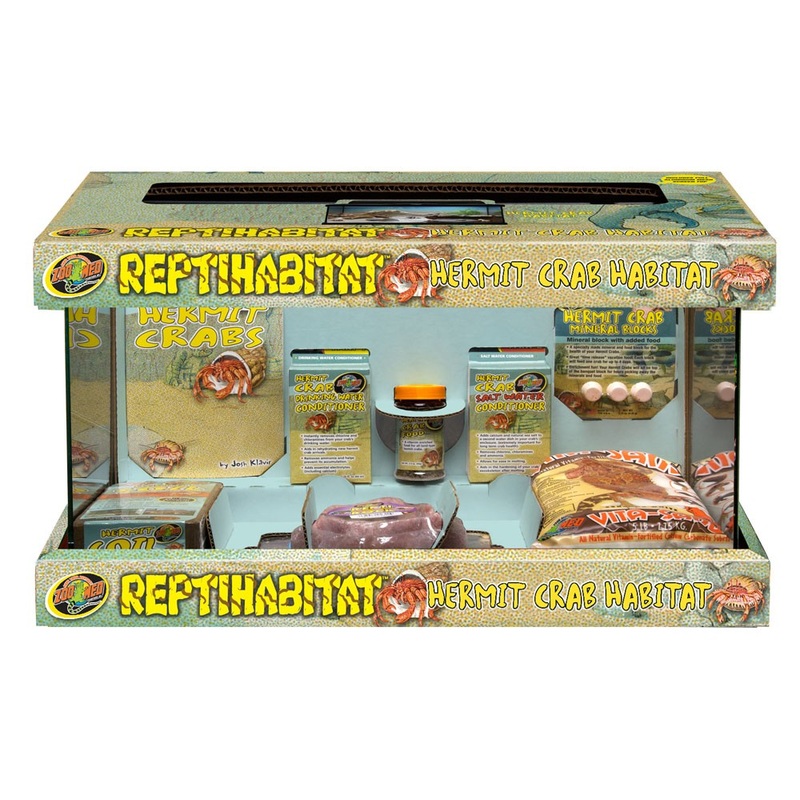 Zoo Med 10 Gallon ReptiHabitat Hermit Crab Kit