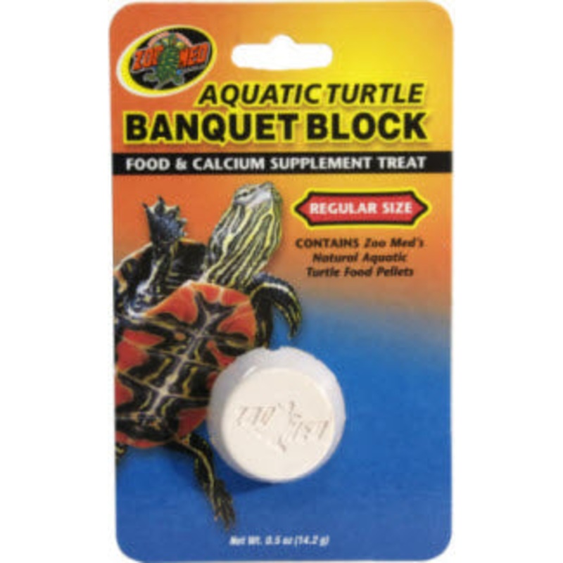 Zoo Med Aquatic Turtle Banquet Block - Regular Size