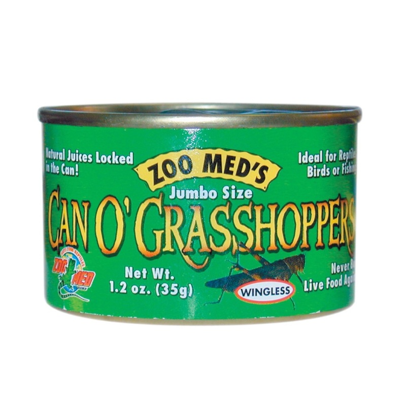 Zoo Med Can O' Grasshoppers - 1.2 oz