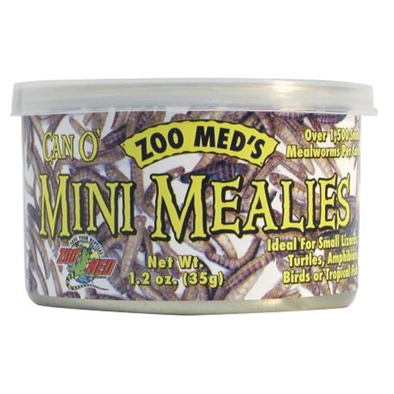 Zoo Med Can O' Mini Mealies - 1.2 oz