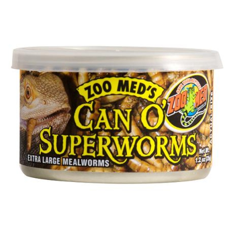 Zoo Med Can O' Superworms - 1.2 oz