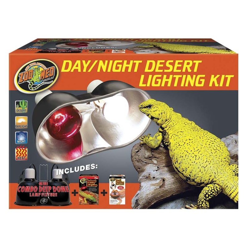 Zoo Med Day-Night Desert Lighting Kit