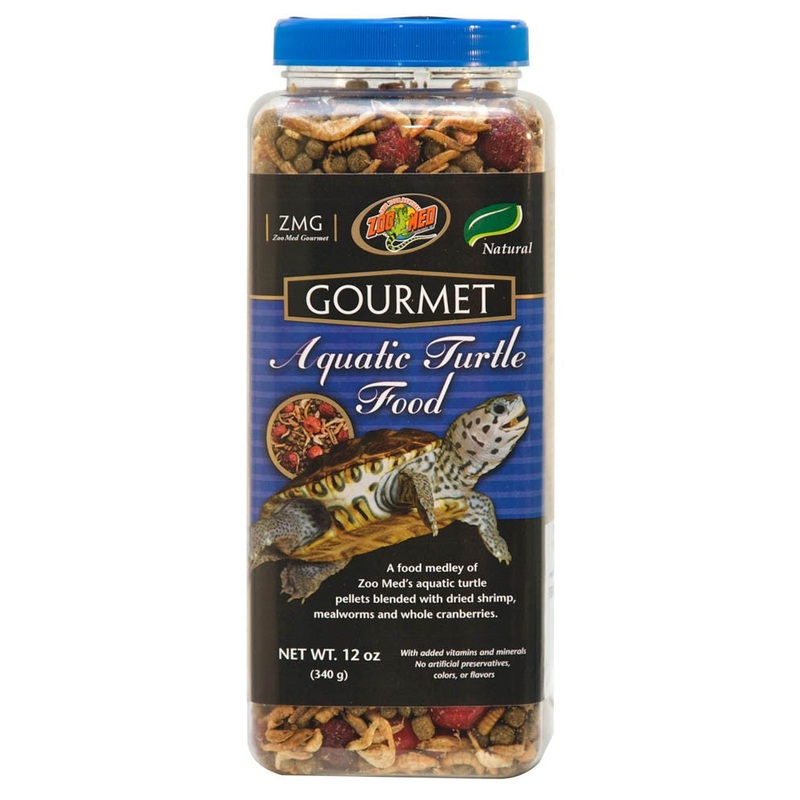 Zoo Med Gourmet Aquatic Turtle Food - 12 oz