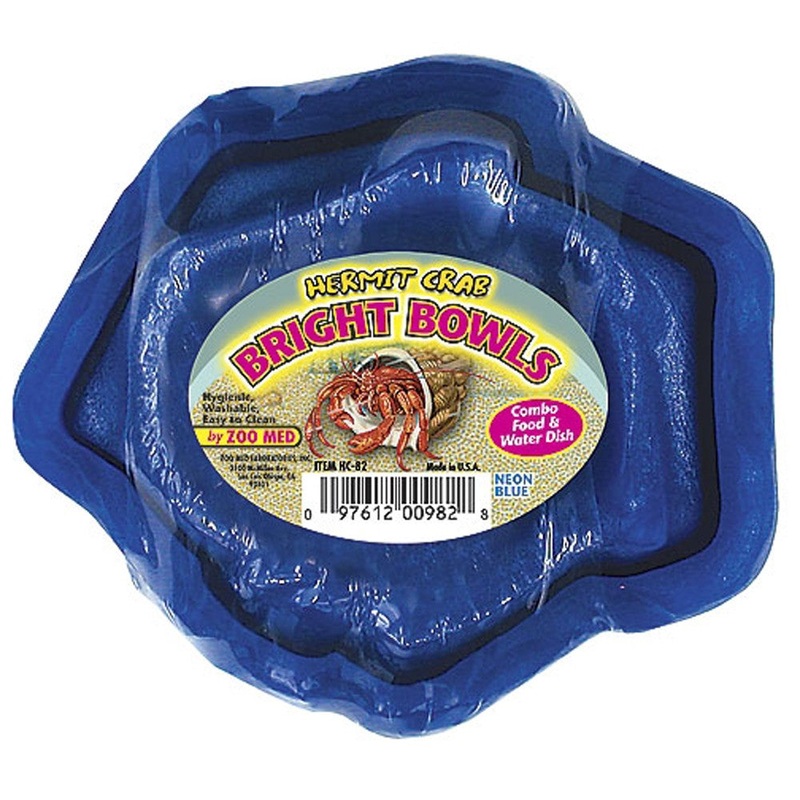 Zoo Med Hermit Crab Bowls - Blue