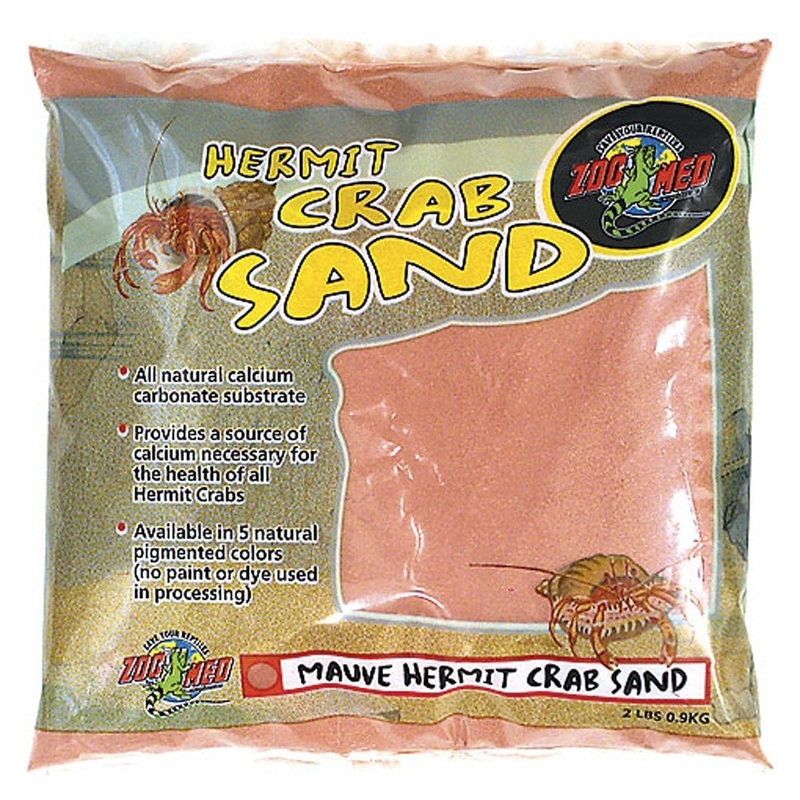 Zoo Med Hermit Crab Sand - 2 lb Mauve
