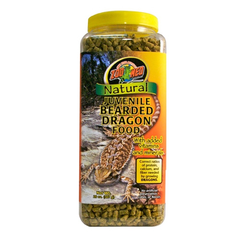Zoo Med Natural Bearded Dragon Food - Juvenile Formula 20 oz