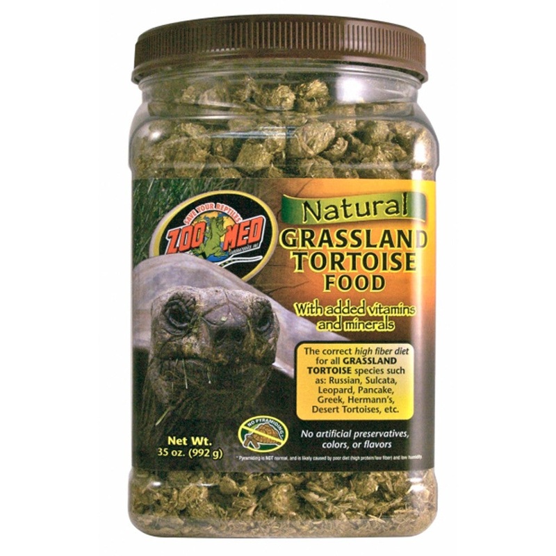 Zoo Med Natural Grassland Tortoise Food - 35 oz