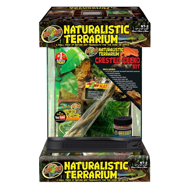 Zoo Med Naturalistic Terrarium Crested Gecko Kit