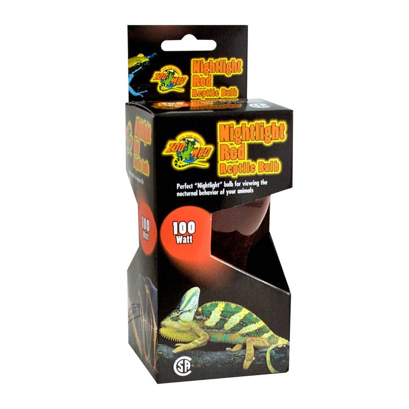 Zoo Med Nightlight Red Reptile Bulb - 100 W