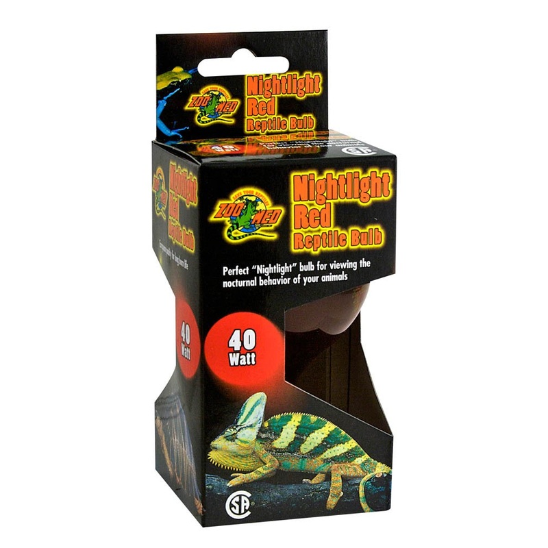 Zoo Med Nightlight Red Reptile Bulb - 40 W