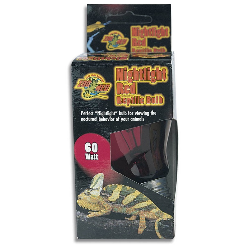 Zoo Med Nightlight Red Reptile Bulb - 60 W