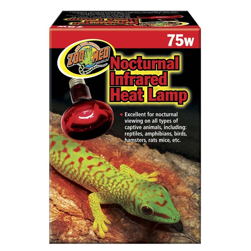 Zoo Med Nocturnal Infrared Heat Lamp - 75 W