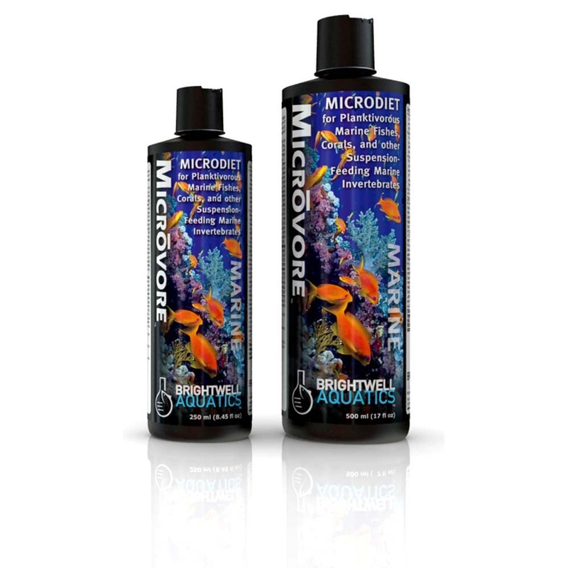 Brightwell Microvore Microdiet for Planktivorous Fishes, Corals, etc. 17oz