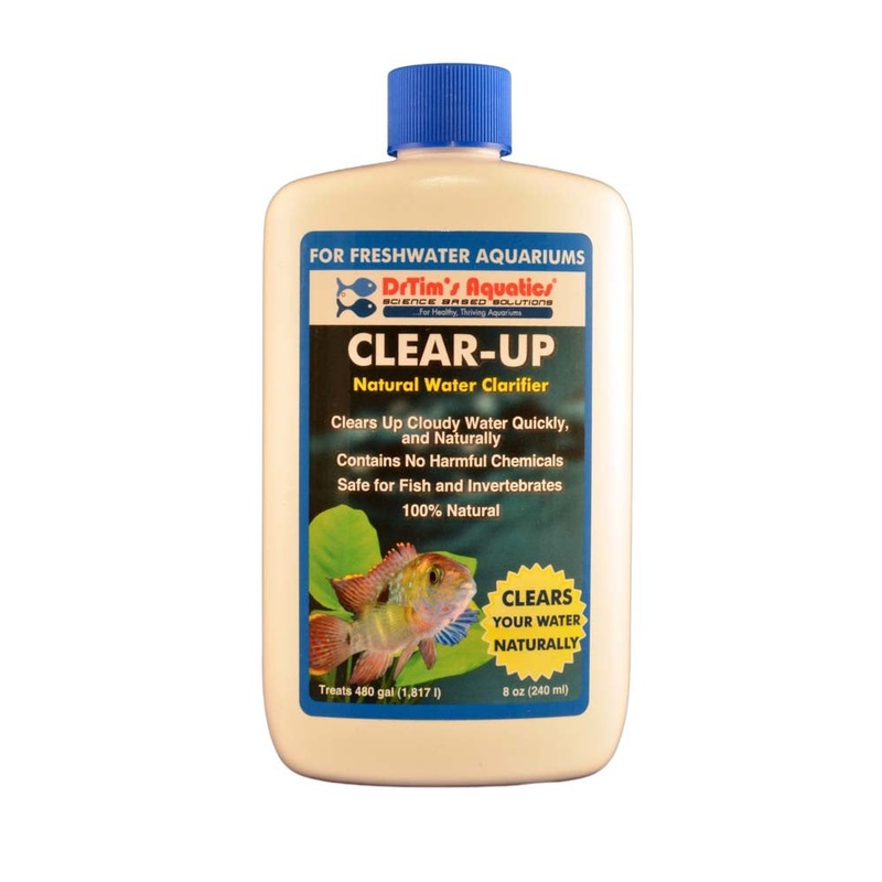 DrTims Aquatics Clear-Up Natural Water Clarifier for Freshwater 8oz