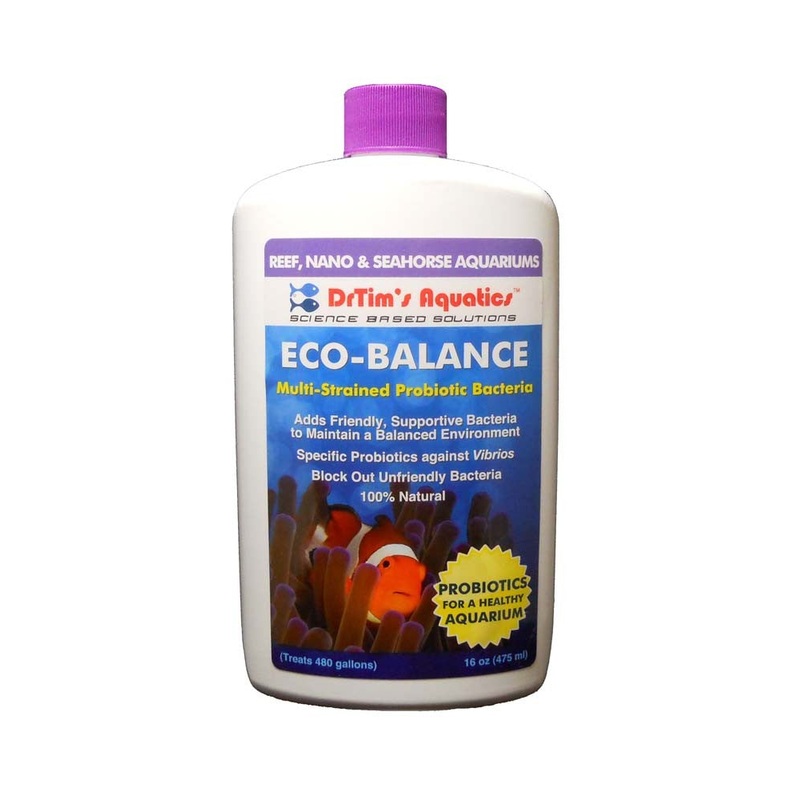 DrTims Aquatics Eco-Balance Multi-Strain Probiotic Bacteria Reef Aquaria, 16oz