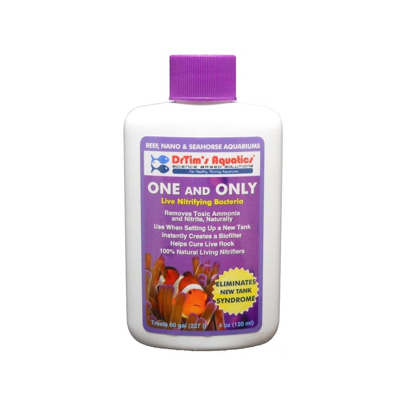 DrTims Aquatics One & Only Live Nitrifying Bacteria for Cycling Reef 4oz