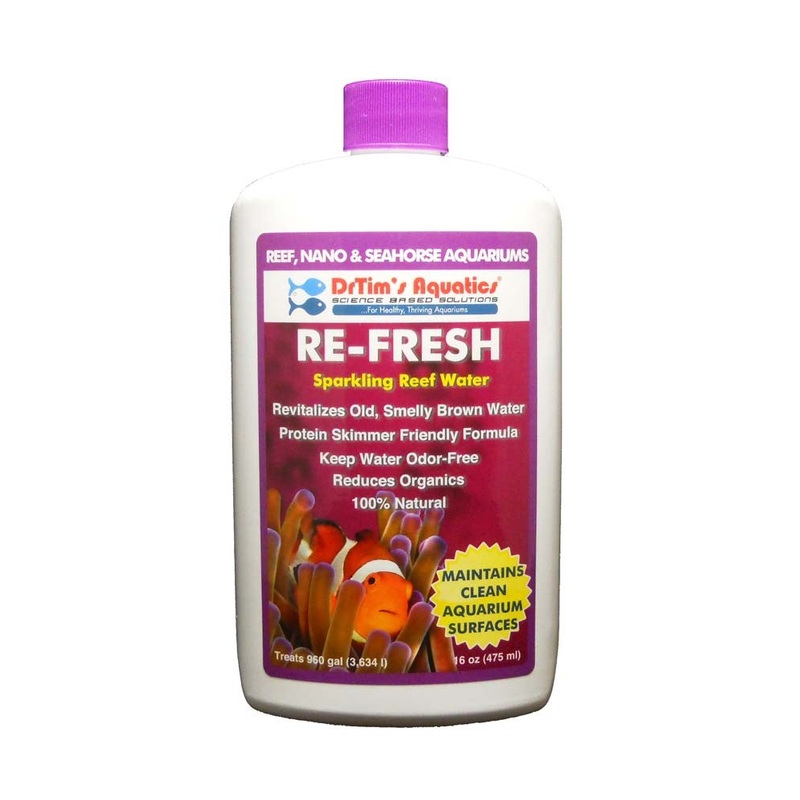 DrTims Aquatics Re-Fresh Aquarium Revitalizer for Reef Aquaria 16oz