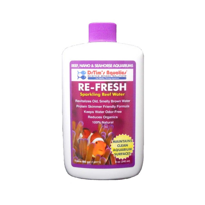 DrTims Aquatics Re-Fresh Aquarium Revitalizer for Reef Aquaria 8oz