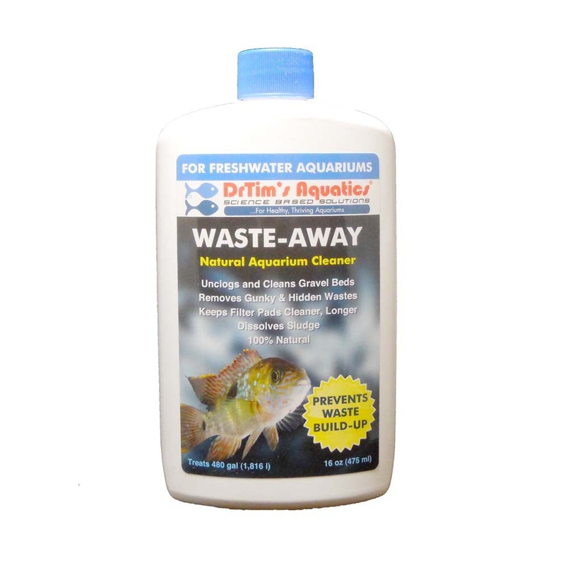 DrTims Aquatics Waste-Away Natural Aquarium Cleaner, Freshwater Aquaria 16oz