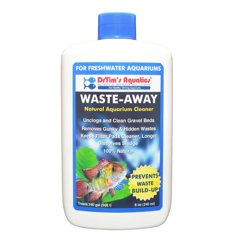 DrTims Aquatics Waste-Away Natural Aquarium Cleaner, Freshwater Aquaria 8oz