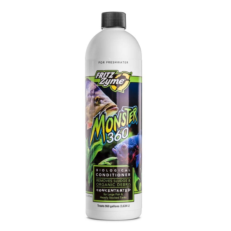 FritzZyme MONSTER 360 Biological Conditioner For Freshwater - 16 oz