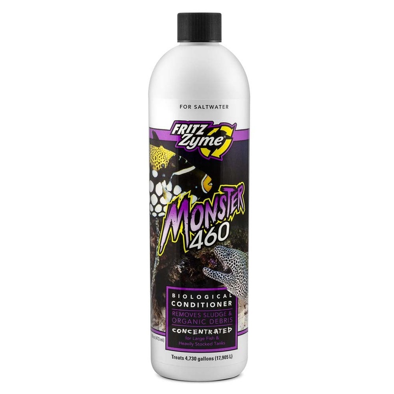 FritzZyme MONSTER 460 Biological Conditioner For Saltwater - 16 oz