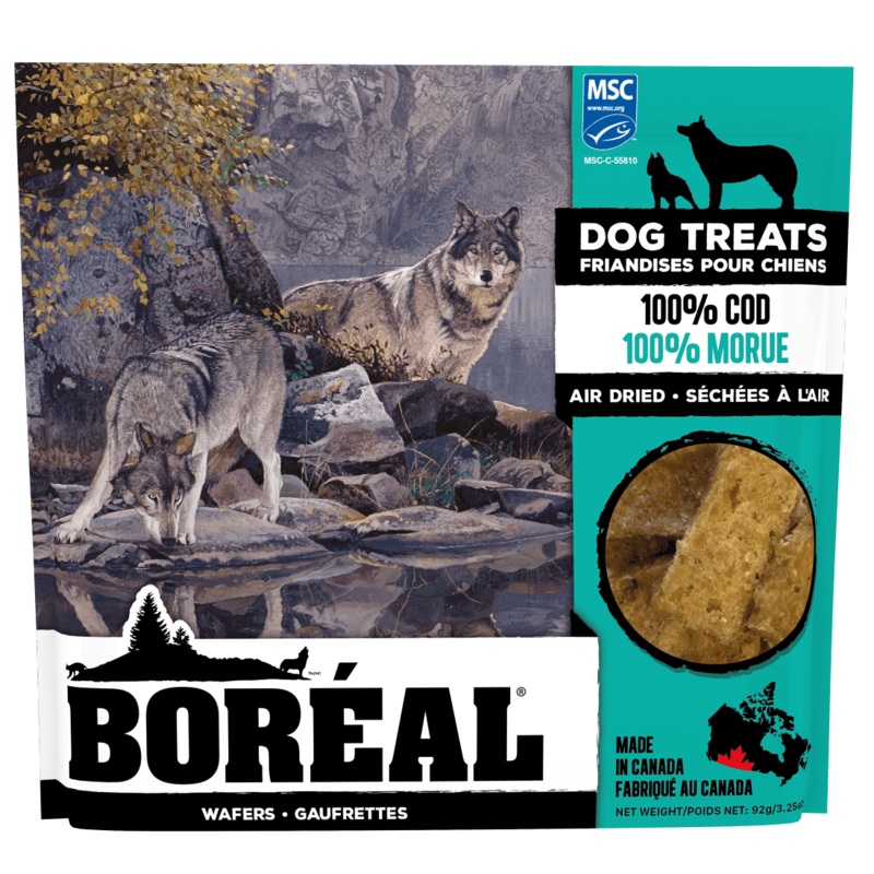 Boreal 100% Cod Air Dried Dog Treats - 45g