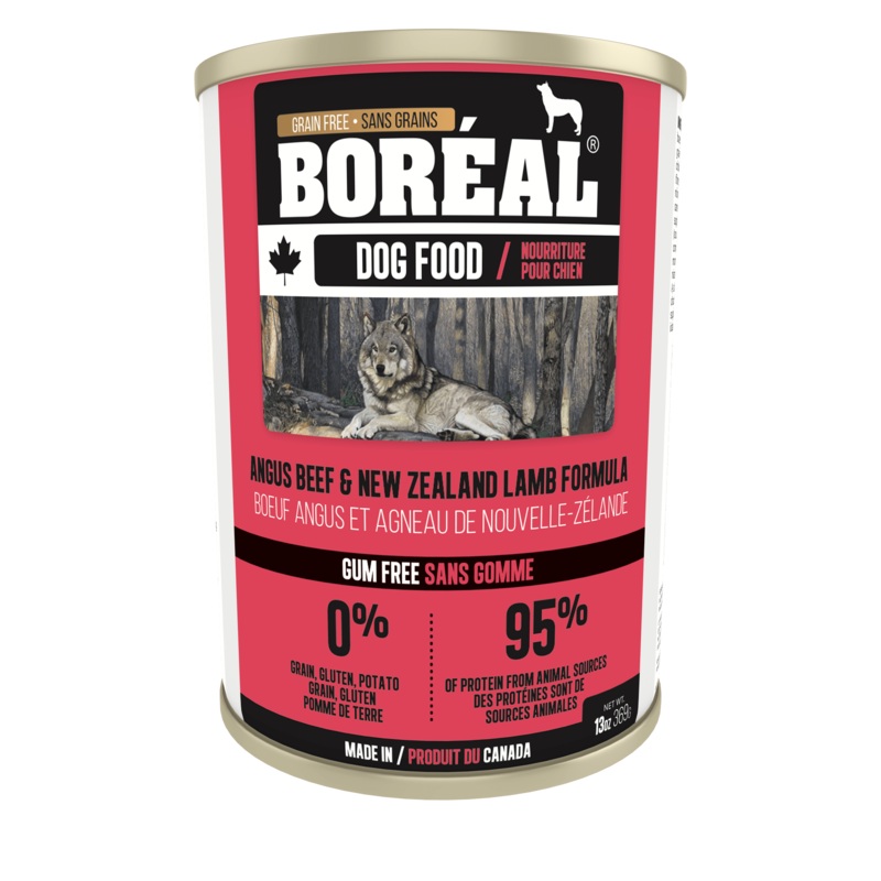 Boreal Angus Beef & New Zealand Lamb Wet Dog Food Can - 369g