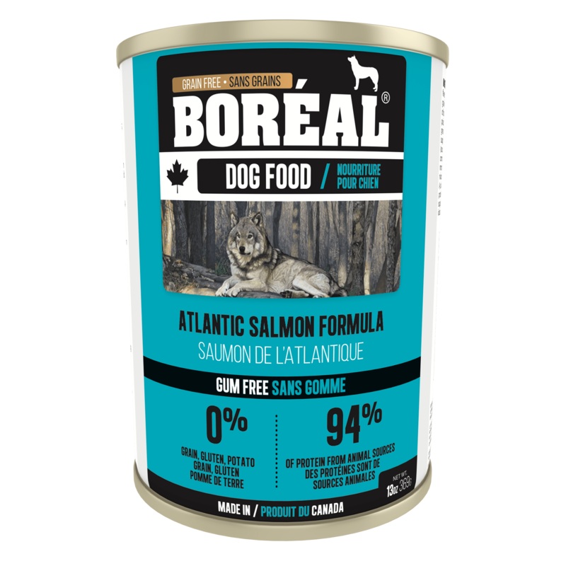 Boreal Atlantic Salmon Wet Dog Food Can - 369g