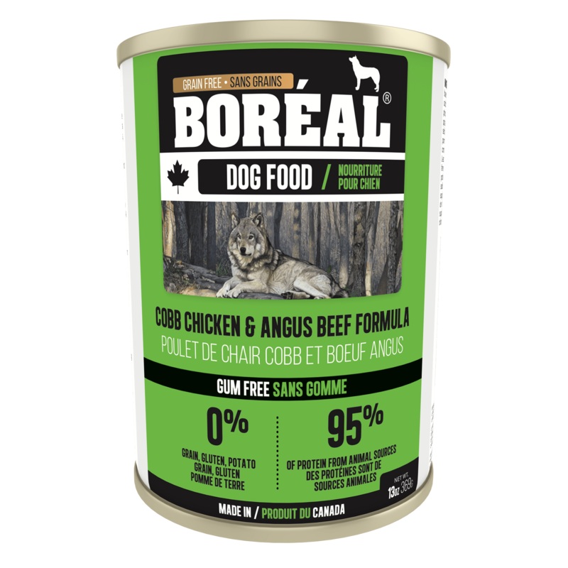 Boreal Cobb Chicken & Angus Beef Wet Dog Food Can - 369g