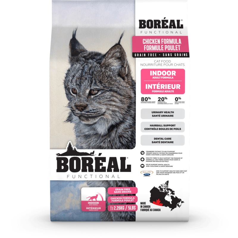 Boreal Functional Indoor Dry Cat Food - 2.26kg