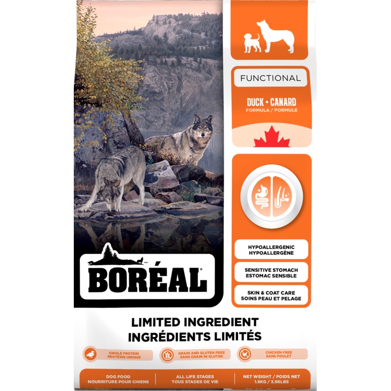 Boreal Functional Limited Ingredient Duck Dry Dog Food - 1.8kg