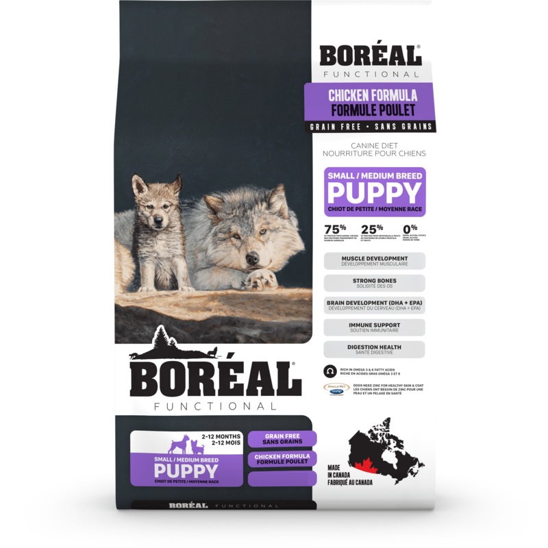 Boreal Functional Small & Medium Breed Puppy Chicken Dry Food - 1kg