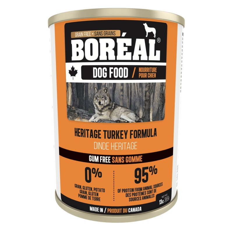 Boreal Heritage Turkey Wet Dog Food Can - 369g