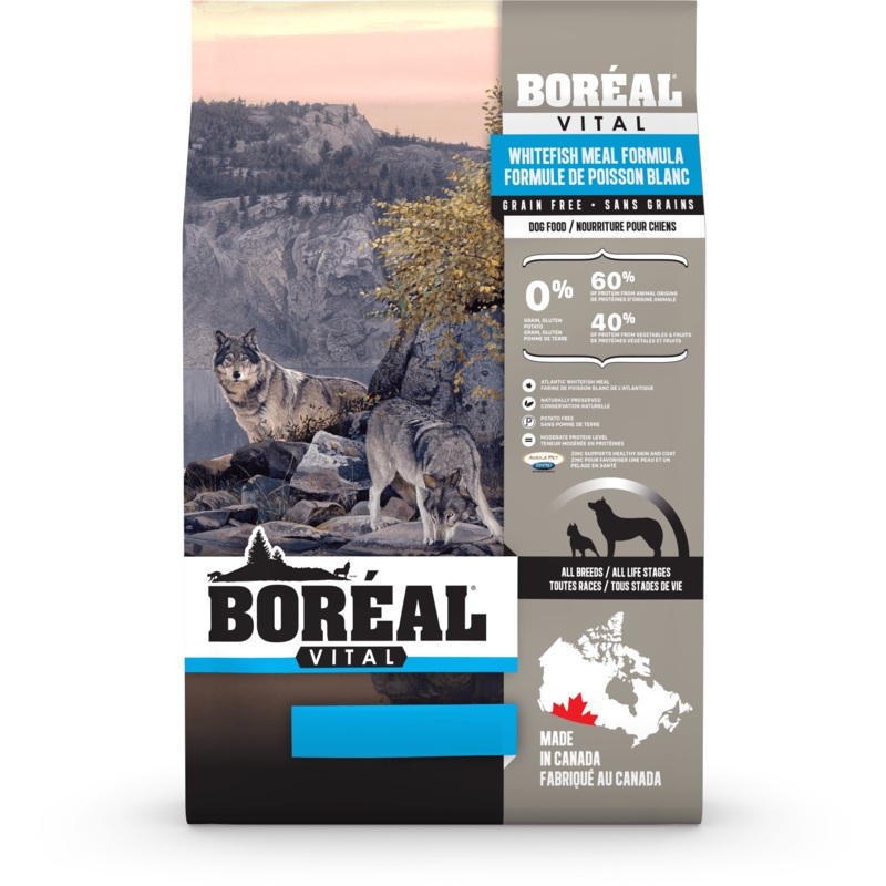 Boreal Vital Whitefish Dry Dog Food - 2.26kg