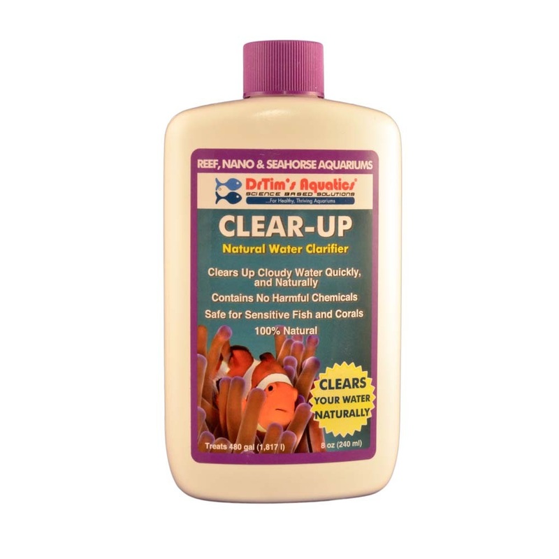 DrTims Aquatics Clear-Up Natural Water Clarifier for Reef 8oz
