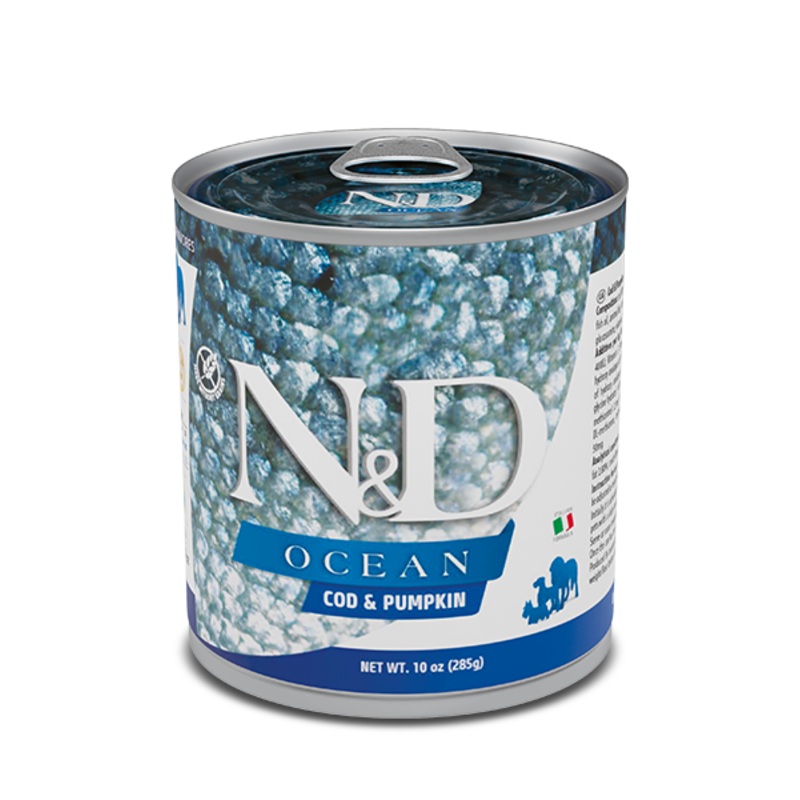 Farmina N&D Ocean Cod & Pumpkin Adult Wet Dog Food - 285g