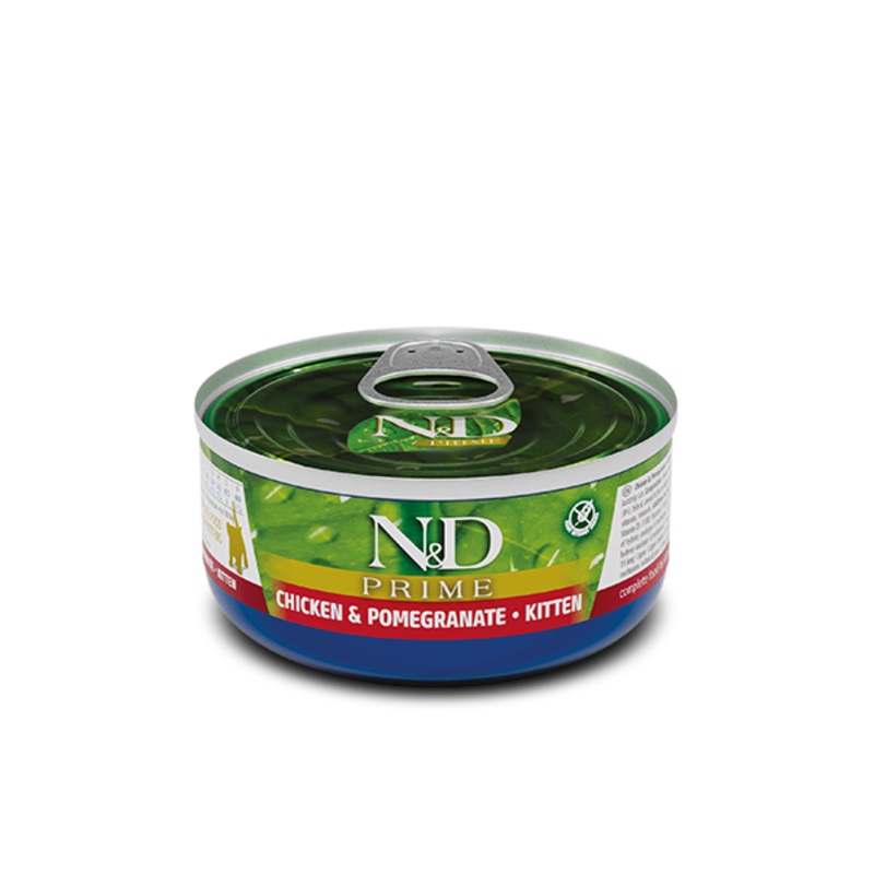 Farmina N&D Prime Chicken & Pomegranate Kitten Wet Food - 70g
