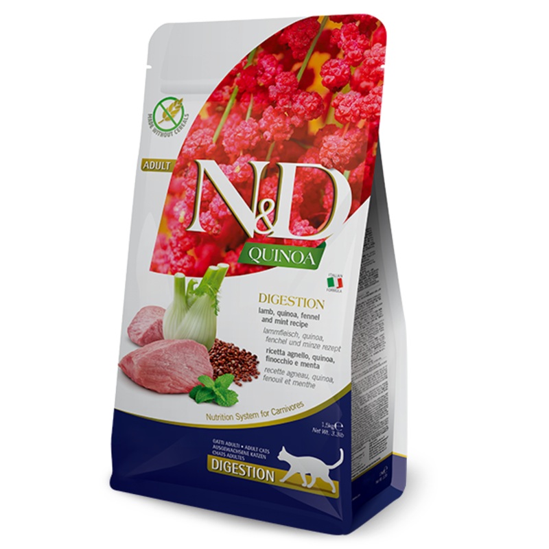 Farmina N&D Quinoa Functional Digestion Adult Cat Food - 3.3lb