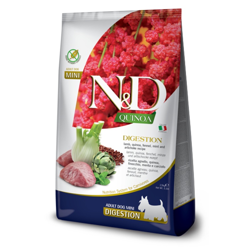 Farmina N&D Quinoa Functional Digestion Lamb Mini Dog Food - 5.5lb