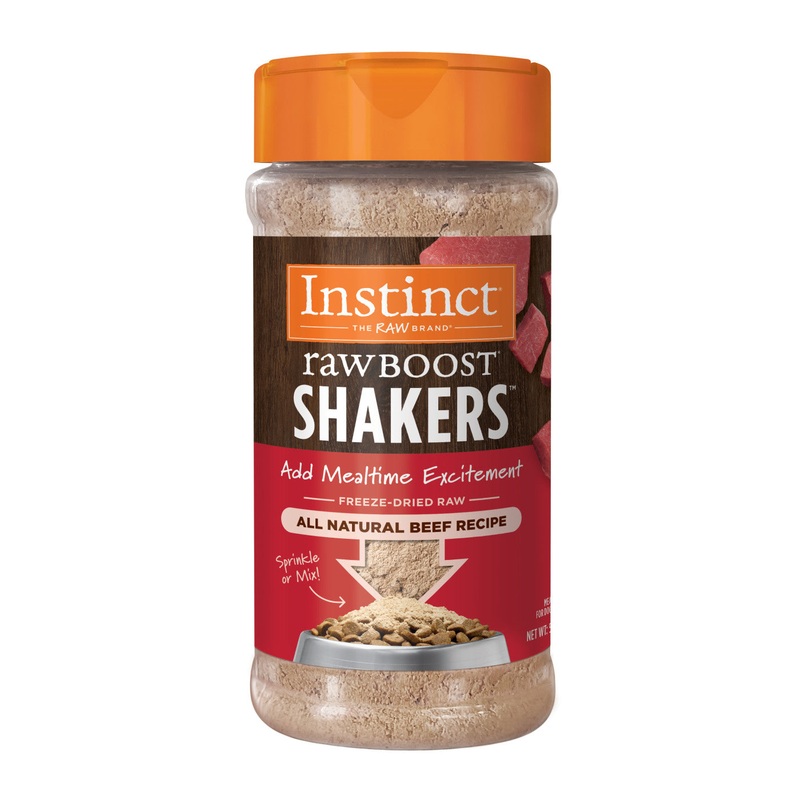 Instinct Raw Boost Shakers Beef Dog Food Topper - 5.5oz