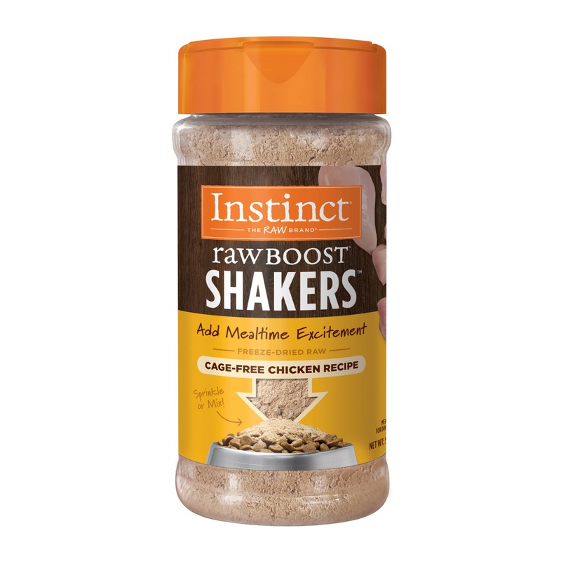 Instinct Raw Boost Shakers Cage Free Chicken Dog Food Topper - 5.5oz