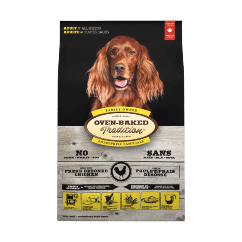 Oven Baked Tradition Dog Food For All Breed Chicken Adult - 5lb
