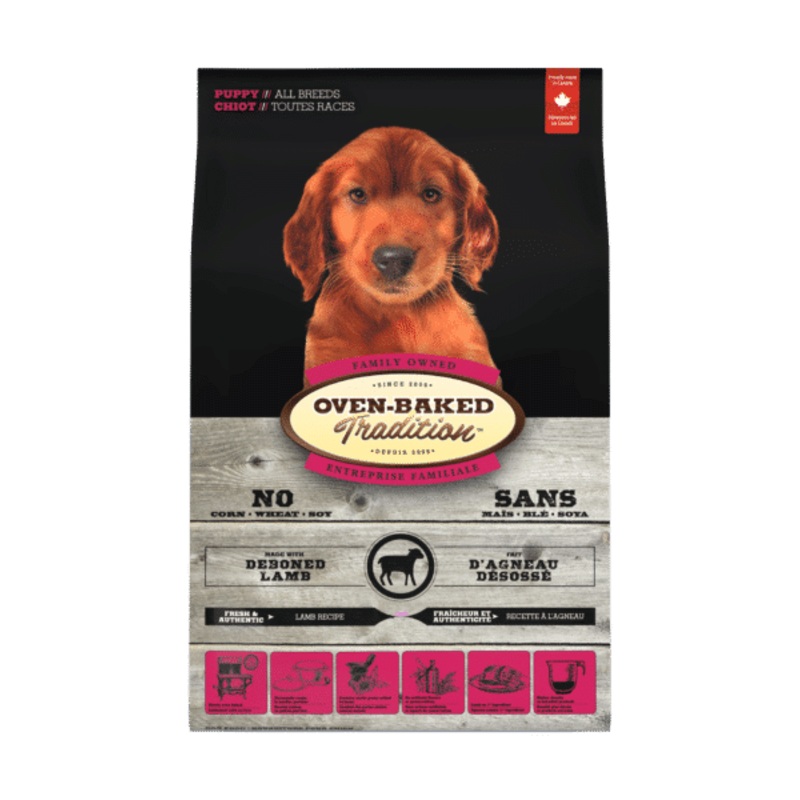 Oven Baked Tradition Dog Food For All Breed Puppies Lamb - 23lb