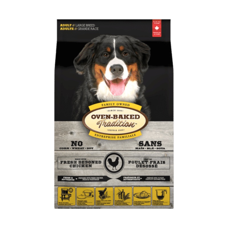 Oven Baked Tradition Dog Food For Large Breed Chicken Adult - 25lb