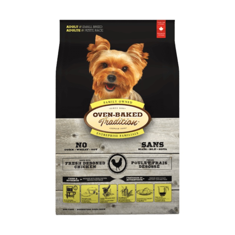 Oven Baked Tradition Dog Food For Small Breed Chicken Adult - 5lb