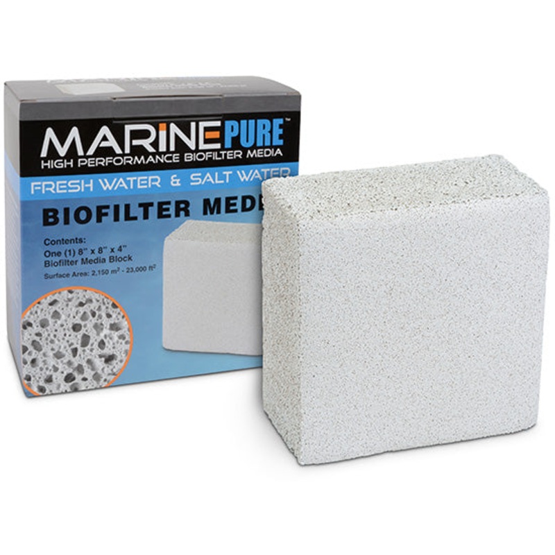 CerMedia MarinePure Biofilter Media Block 8x8x4