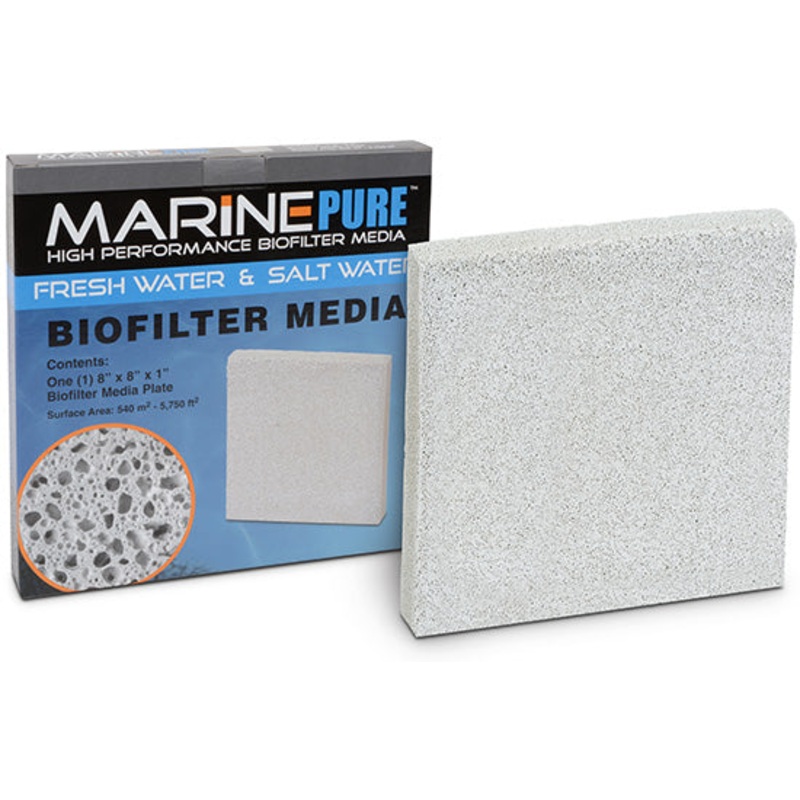 CerMedia MarinePure Biofilter Media Plate 8x8x1